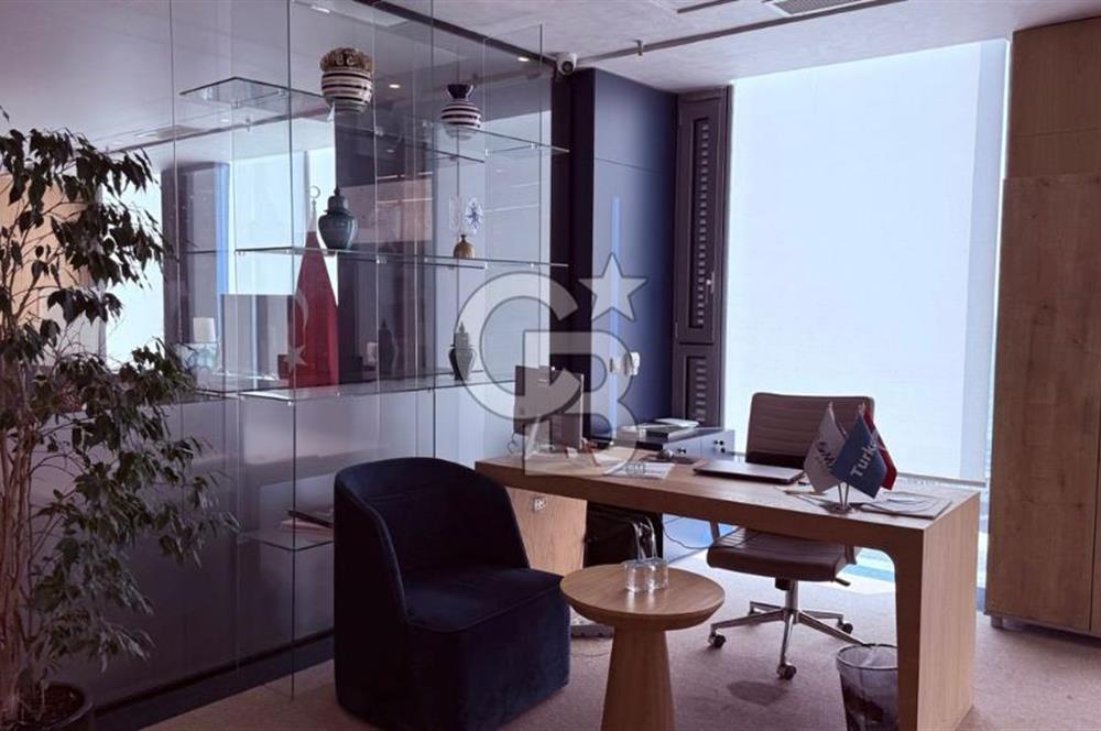 NEO'DAN SKYLAND'DA KİRALIK 480M2 TERASLI MOBİLYALI HAZIR OFİS !!
