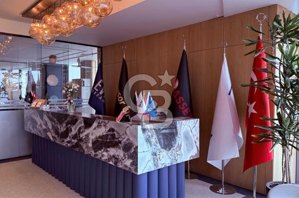 NEO'DAN SKYLAND'DA KİRALIK 480M2 TERASLI MOBİLYALI HAZIR OFİS !!