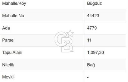 ANKARA AKYURT BÜĞDÜZDE 1.097 M² TEK TAPU YATIRIMLIK ARAZİ