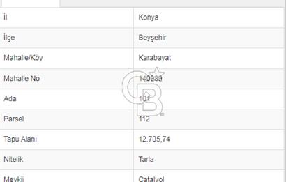 CB DİNAMİKTEN KONYA- ANTALYA YOLUNA CEPHE SATILIK ARAZİ