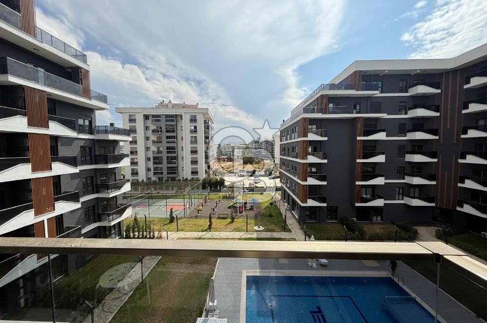 ÇİĞLİ BALATÇIK AZEL DELUXE SİTESİ'NDE HAVUZ CEPHELİ LÜKS SATILIK 2+1 DAİRE