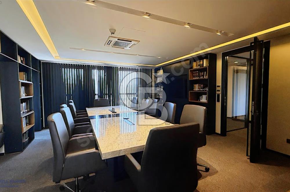NEO' DAN 420 M2 DEKORASYONLU VE MOBİLYALI KİRALIK OFİS