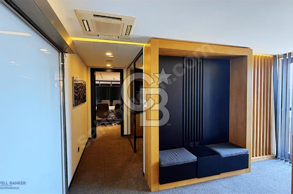 NEO' DAN 420 M2 DEKORASYONLU VE MOBİLYALI KİRALIK OFİS