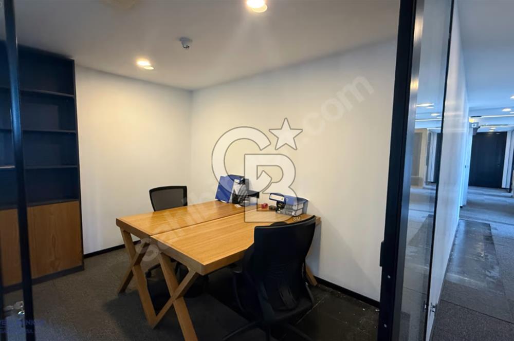 NEO' DAN 420 M2 DEKORASYONLU VE MOBİLYALI KİRALIK OFİS