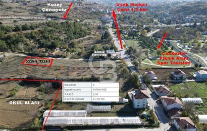 CB YALI'DAN UŞAK MERKEZDE YATIRIMLIK ARSALAR