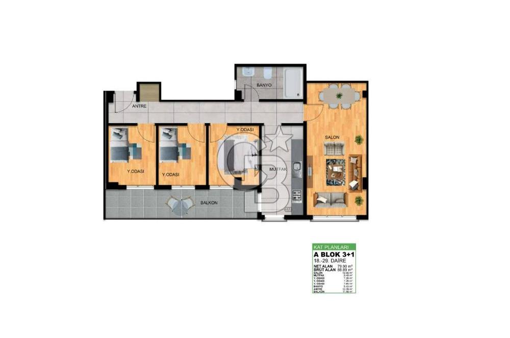 Selimpaşa'da 3+1 Satılık Daire