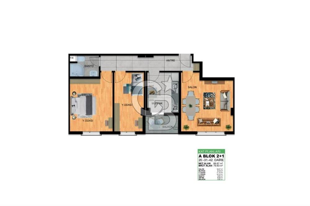 Selimpaşa'da 2+1 Satılık Daire