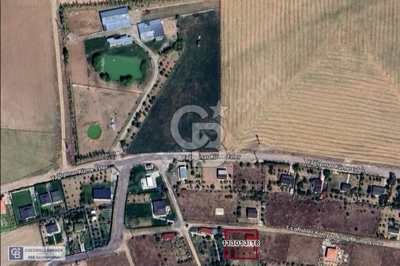 GÖLBAŞI YAĞLIPINAR DA 750 m² GÖL MANZARALI İMARLI ARSA