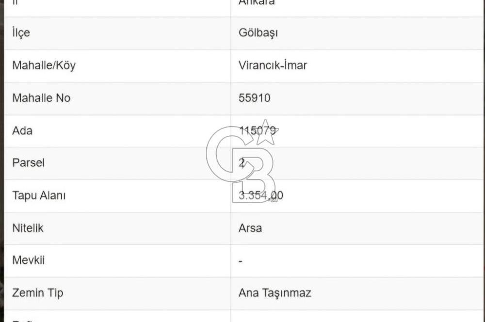ANKARA'DA AKARYAKIT İSTASYONU VE TİCARİ İMARLI SATILIK ARSA