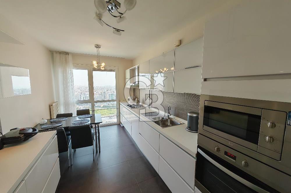 Karşıyaka Mavişehir Park Yaşam Eşyalı Kiralık 3+1 Daire 17. Kat