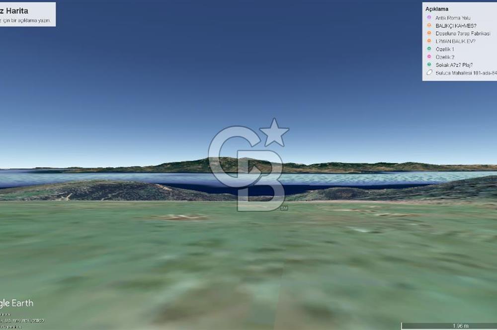 Ayvacık Balabanlı'da Muhteşem Deniz Manzaralı Eko Turizm Arsası.