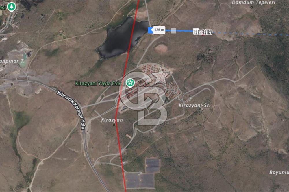 KARAŞAR KİRAZYANI BJK TESİS PROJESİ YANI GÖL MANZARALI ARSA