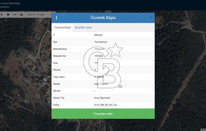 Manisa Gökçeler'de Köyiçi İmarlı İfraz Edilebilir Emsalsiz Arsa