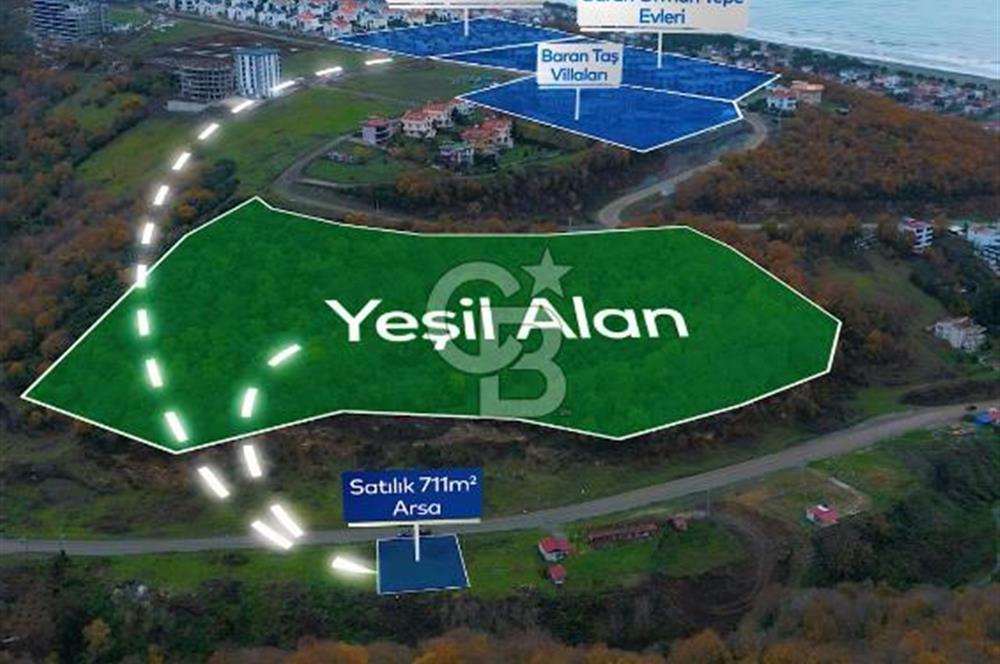 Atakum İncesuda Villa Konseptine uygun 711 m2 Arsa