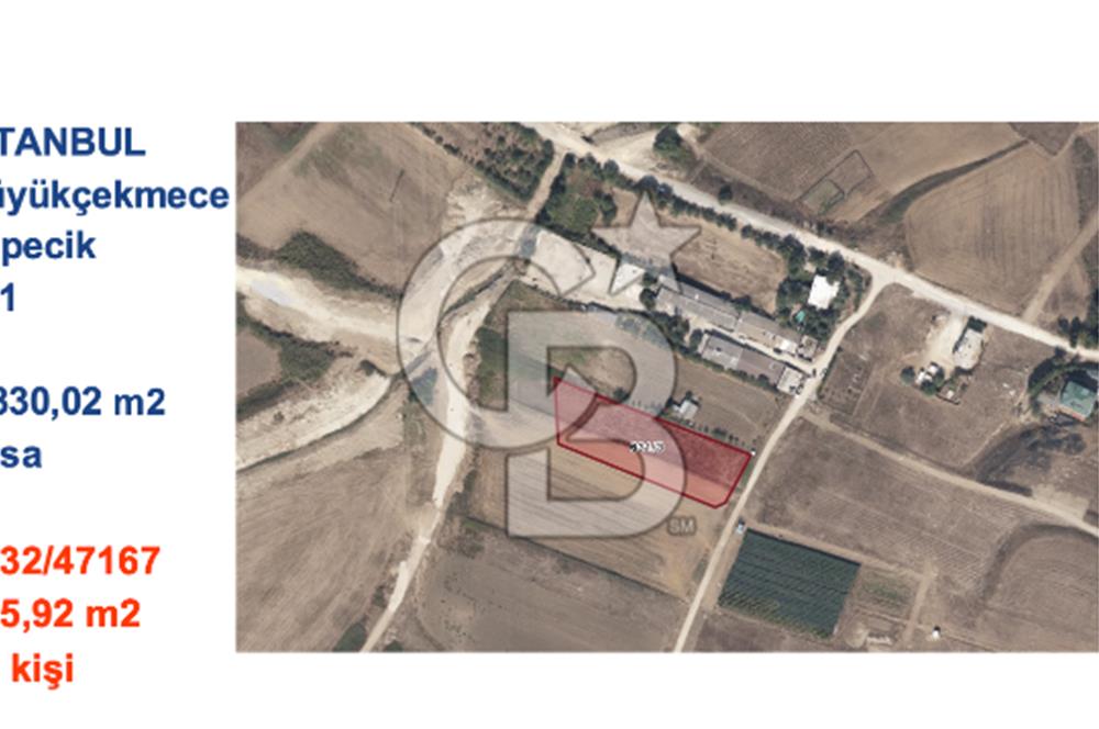 İstanbul, Büyükçekmece, Tepecik, Hürriyet Mah. Konut İmarlı Satılık Arsa, net temiz parsel,  E (KAKS): 0,20 