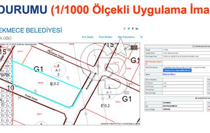 İstanbul, Büyükçekmece, Tepecik, Hürriyet Mah. Konut İmarlı Satılık Arsa, net temiz parsel,  E (KAKS): 0,20 