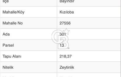 Bayındır Asfalt Yola Cepheli Satılık Prefabrik Ev Ve Arsası