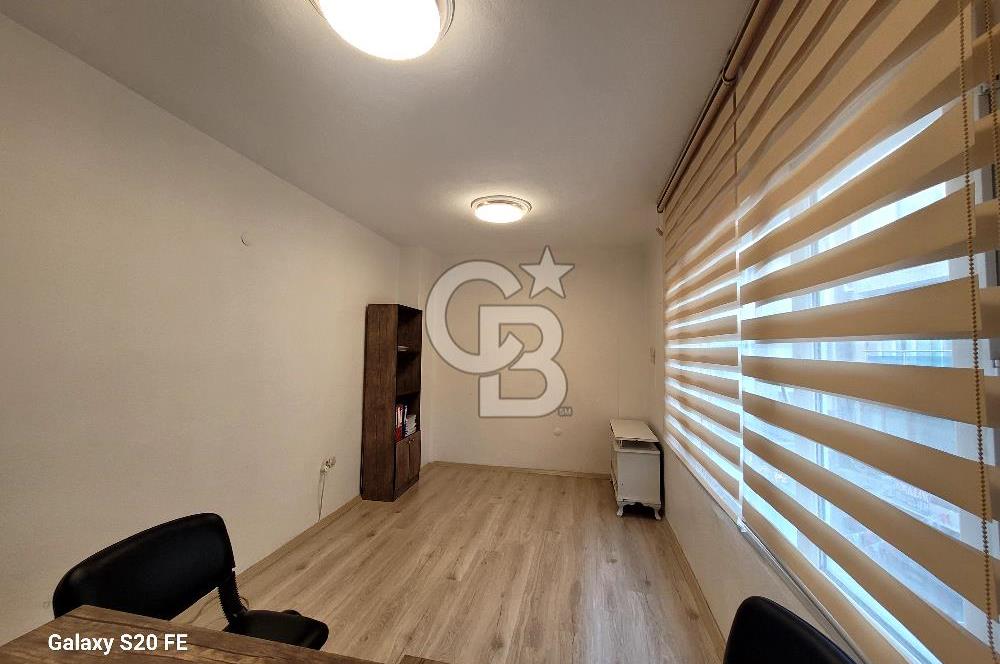 karşıyaka çarşı içinde eşyalı kiralık ofis
