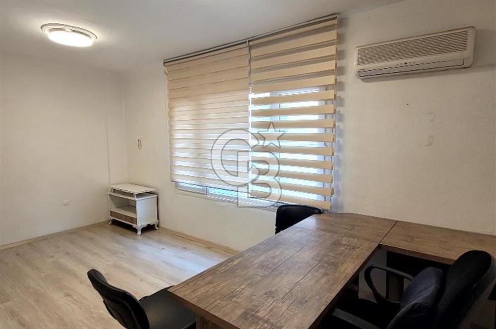karşıyaka çarşı içinde eşyalı kiralık ofis