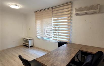 karşıyaka çarşı içinde eşyalı kiralık ofis