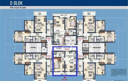 Mavişehir Soyak B Havuz & Peyzaj Eşyalı Satılık 1+1 68 m² Daire