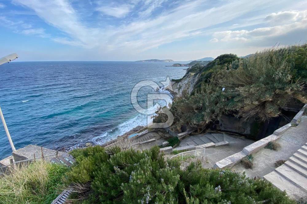 İzmir Karaburun Yıldıztepe sitesinde satılık dublex villa