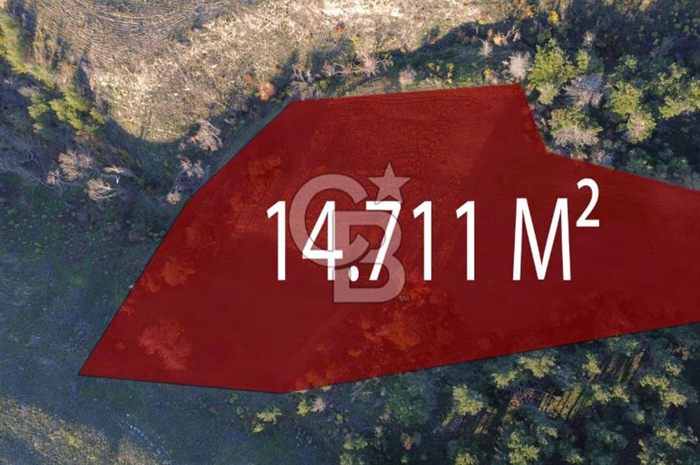 Çanakkale Kızılkeçili Köyünde 14.711 M² Satılık Tarla!