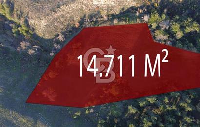 Çanakkale Kızılkeçili Köyünde 14.711 M² Satılık Tarla!