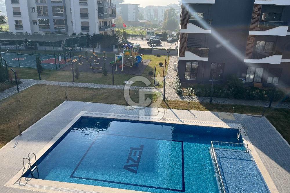 çiğli Azel Deluxe Sitesi Satılık 2+1 Havuz cephe Daire