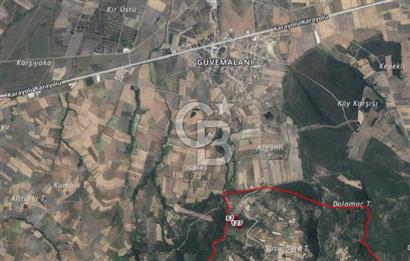 ÇANAKKALE BİGA İLYASALAN KÖYÜNDE SATILIK 2887 m2 TARLA