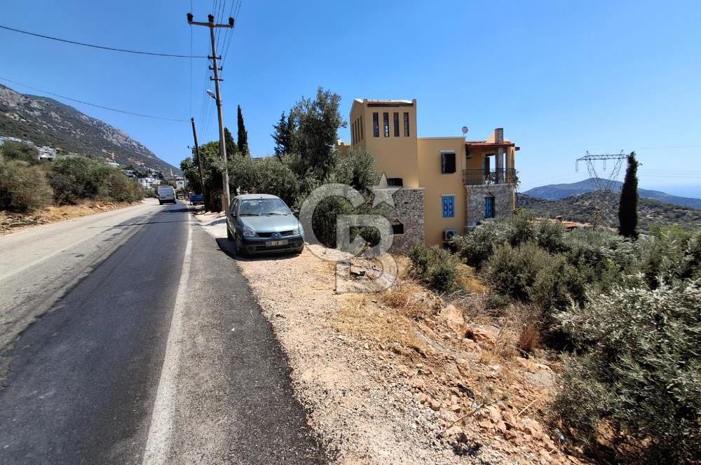 KAŞ BEZİRGANDA DENİZ MANZARALI SATILIK 480 M2 ARSA