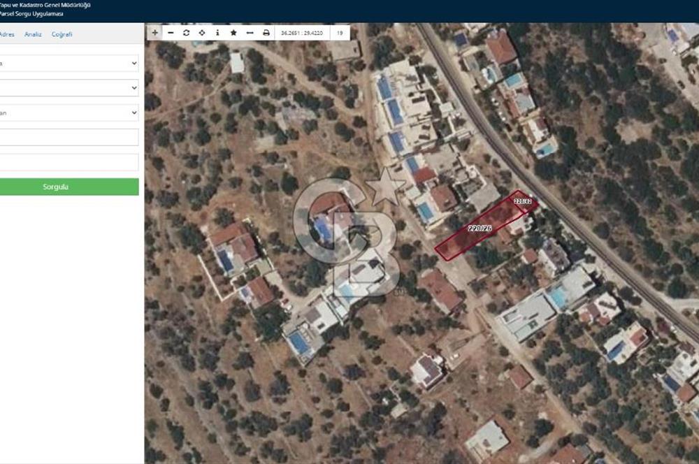 KAŞ BEZİRGANDA DENİZ MANZARALI SATILIK 480 M2 ARSA