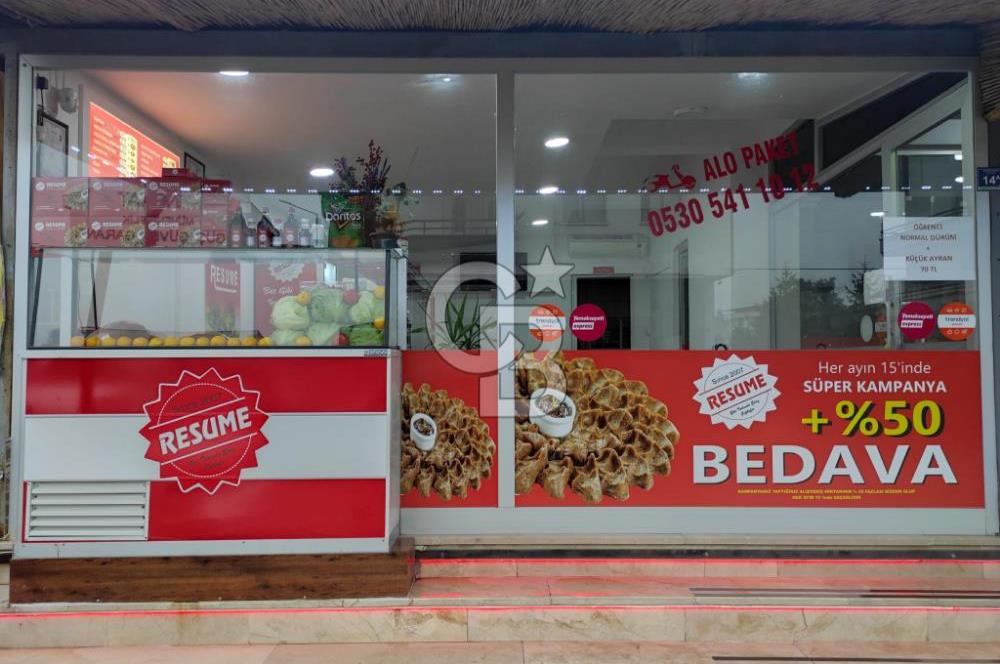 ÜNİVERSİTE BÖLGESİNDE YÜKSEK CİRO DÜŞÜK KİRA KAÇMAZ FIRSAT