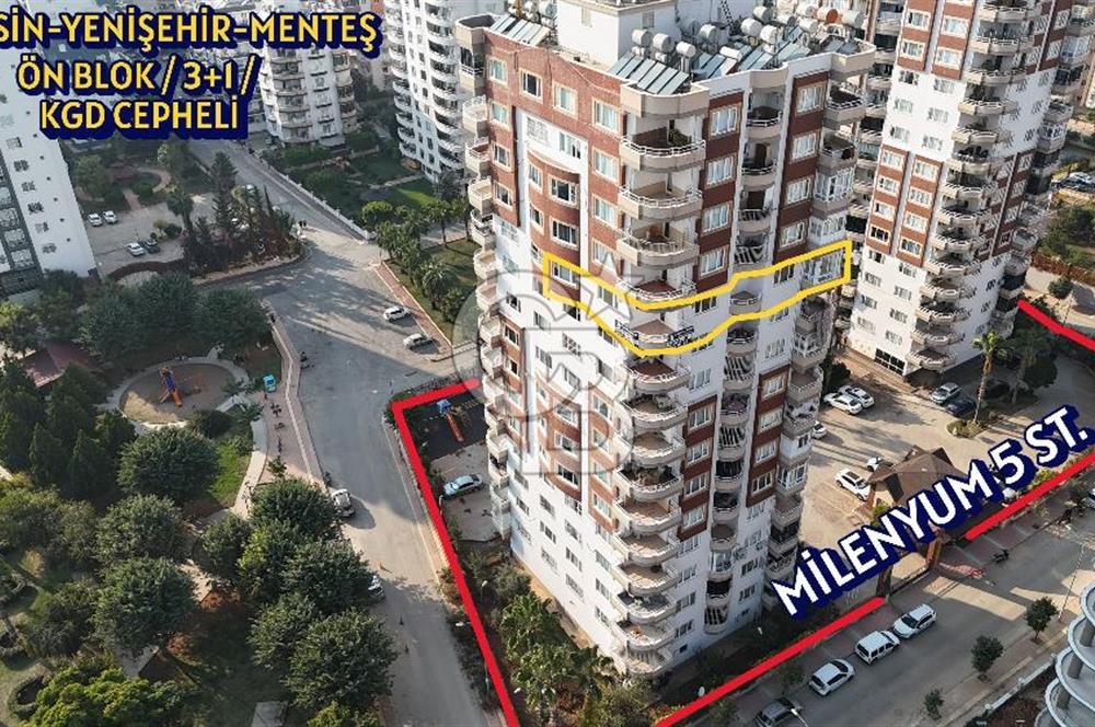 YENİŞEHİR MENTEŞ MAH. MİLENYUM 5 ST. 3+1 KİRALIK,