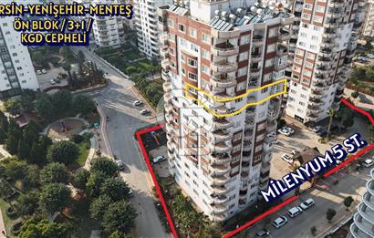 YENİŞEHİR MENTEŞ MAH. MİLENYUM 5 ST. 3+1 KİRALIK,