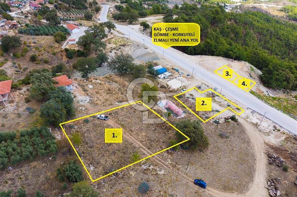 CB ARDEN'DEN ANTALYA KAŞ SATILIK 4 AYRI MÜSTAKİL TAPU TARLA