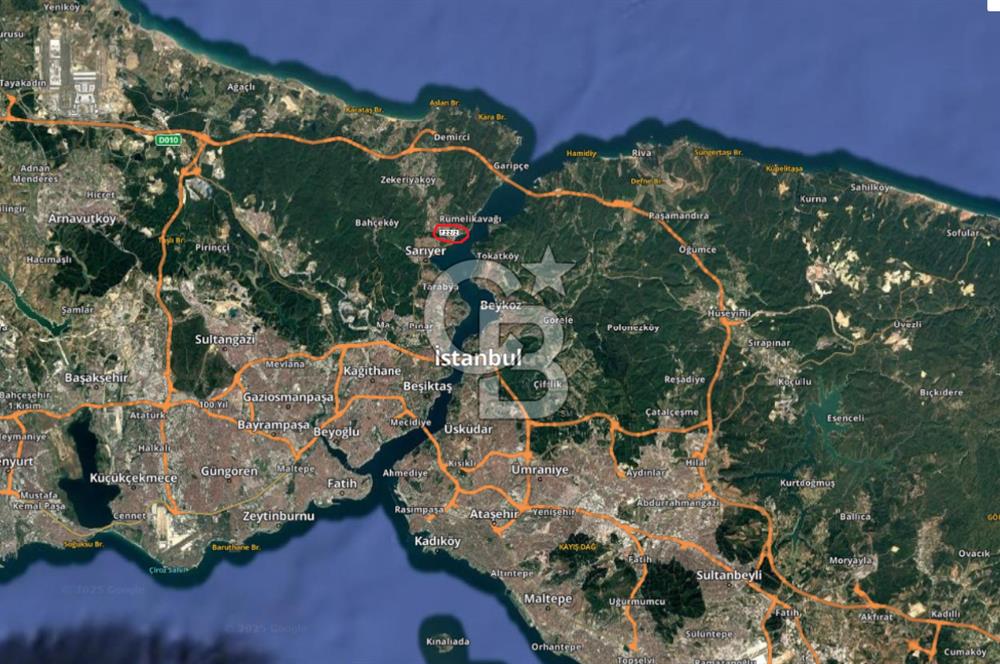 SARIYER MERKEZ, 132M2 MÜSTAKİL, DENİZE 5DK YÜRÜME, CADDEYE CEPHE SATILIK ARSA