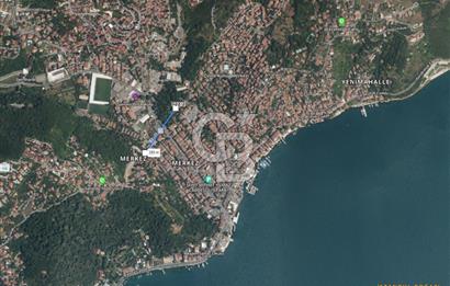 SARIYER MERKEZ, 132M2 MÜSTAKİL, DENİZE 5DK YÜRÜME, CADDEYE CEPHE SATILIK ARSA