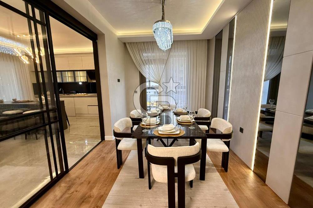OVACIK MERKEZDE LÜX YAPILI MODERN CONSEPT 5+1 LÜX DAİRE