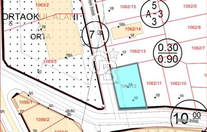 Hayrabolu Merkezde 333m2 3 kat imarlı Satılık Arsa