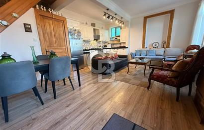 Urla İskelede Eşsiz Konumda Eşyalı Kiralık 2+1 Dubleks Daire