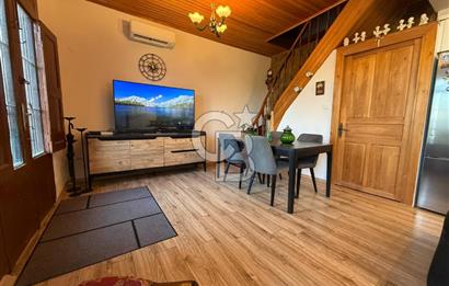 Urla İskelede Eşsiz Konumda Eşyalı Kiralık 2+1 Dubleks Daire