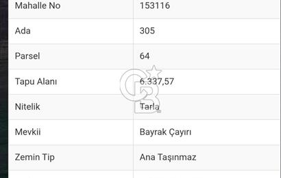 Çanakkale,Gelibolu, Demirtepe köyünde 500.06 m2 tarla