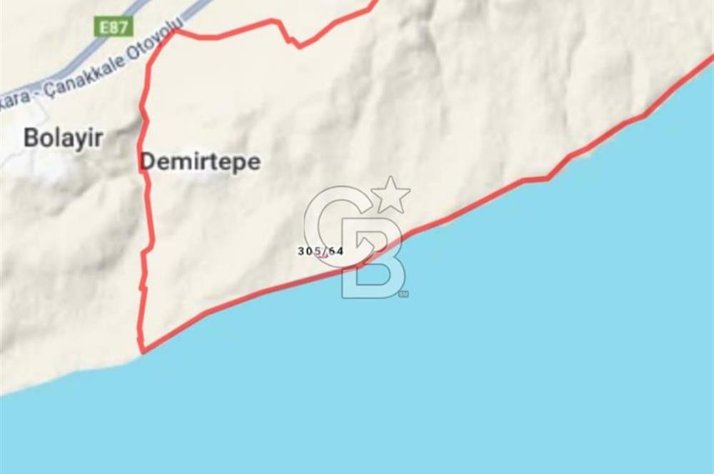 Çanakkale,Gelibolu, Demirtepe köyünde 500.06 m2 tarla