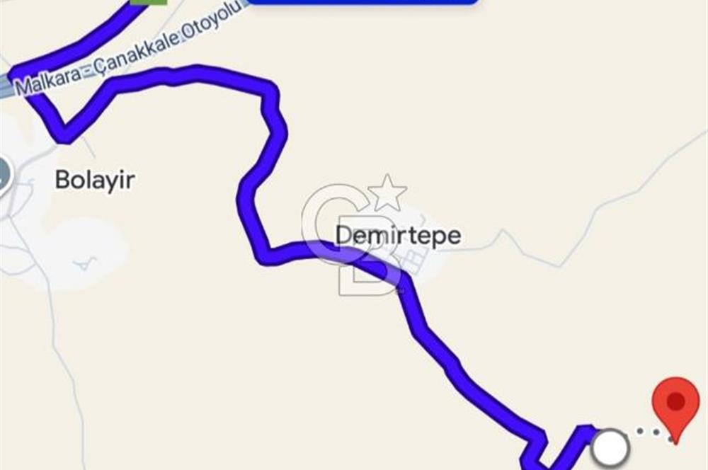 Çanakkale,Gelibolu, Demirtepe köyünde 500.06 m2 tarla