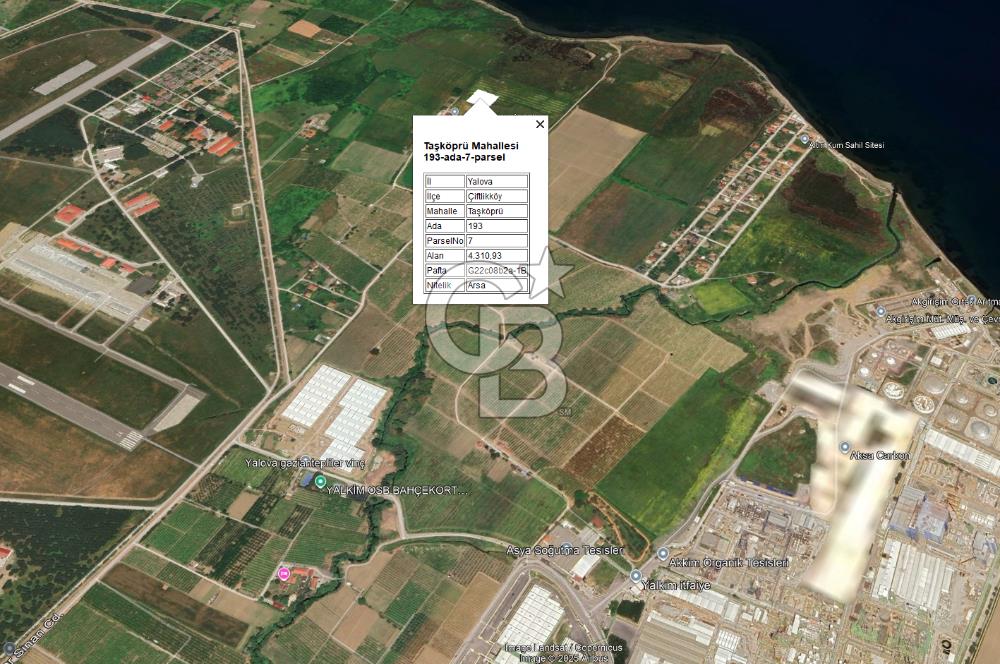 YALOVA TAŞKÖPRÜDE YATRIMLIK SANAYİ İMARLI SATILIK 356M2 HİSSE!