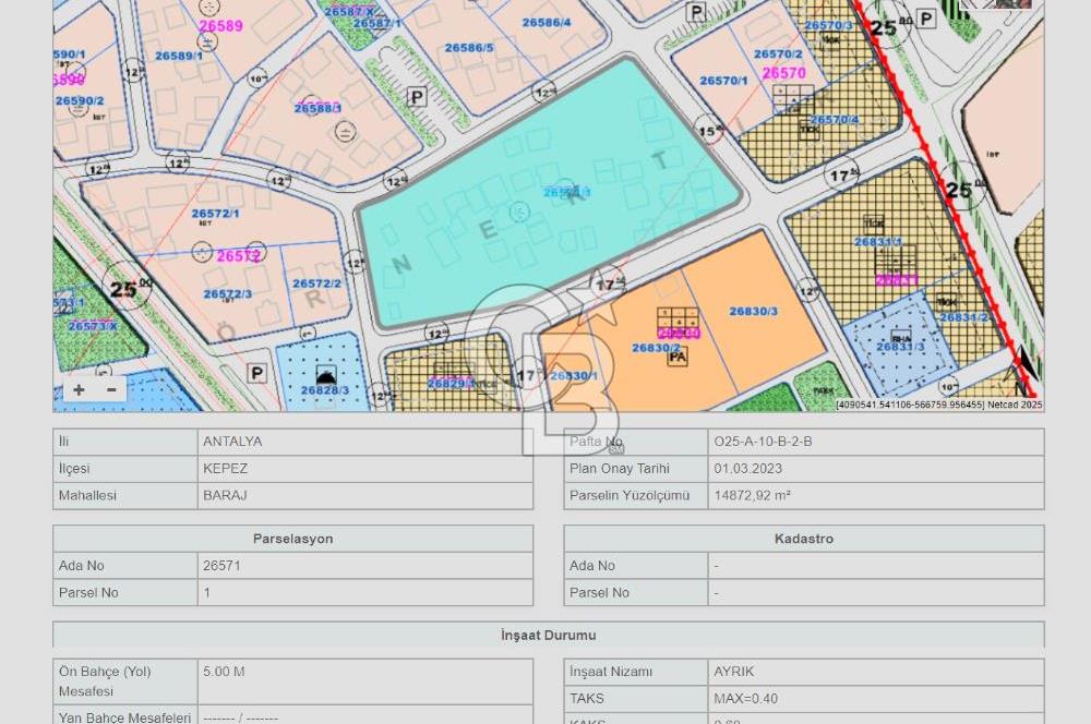 KEPEZDE SATILIK HİSSELİ TAPU