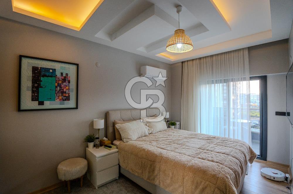 ÇİĞLİ BALATÇIK AZEL DELUXE SİTESİ'NDE HAVUZ CEPHELİ LÜKS SATILIK 2+1 DAİRE