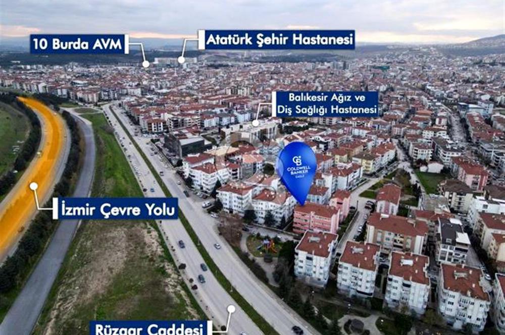 CB EAGLE'Dan BAHÇELİEVLER MAH. 3 +1 140m²  DAİRE