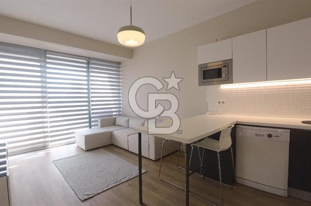 İzmir Ontan Bayraklı Sitesi Eşyalı Kiralık 1+1 50 m² Daire